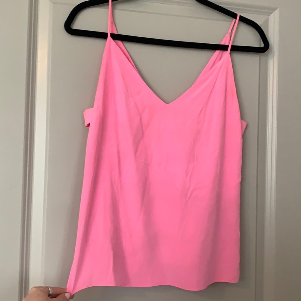 Amanda Uprichard Size Small 100% Silk V Neck Top